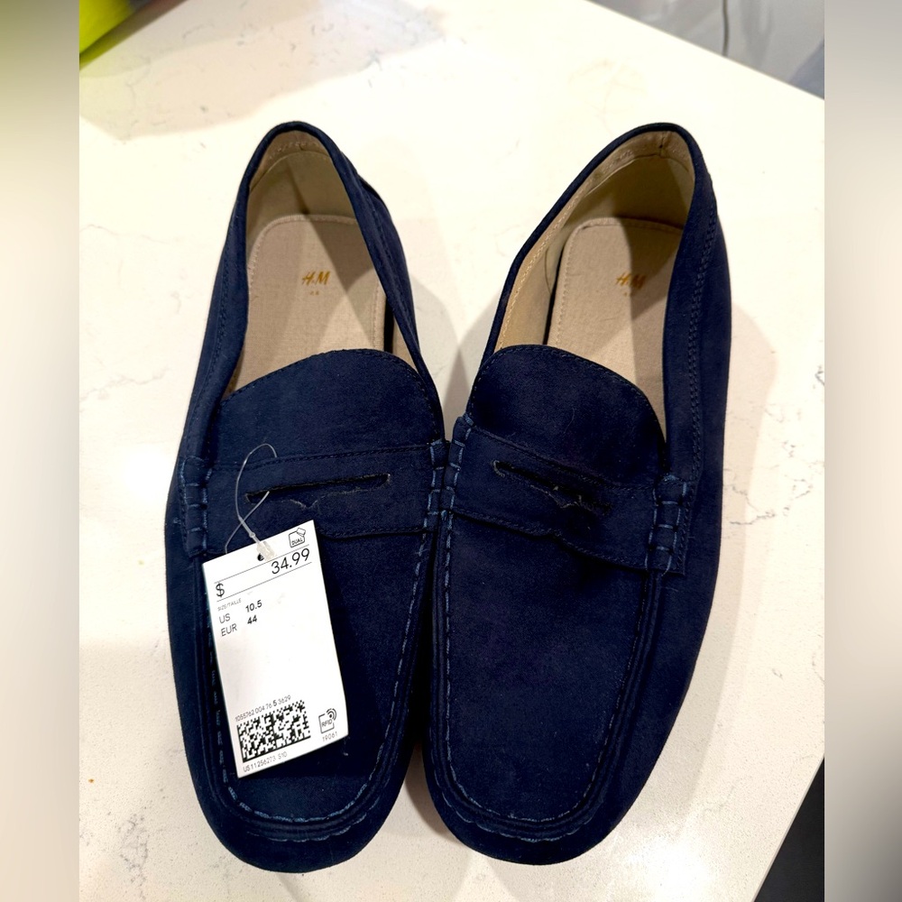 H&M blue suede men’s shoes - Never Worn